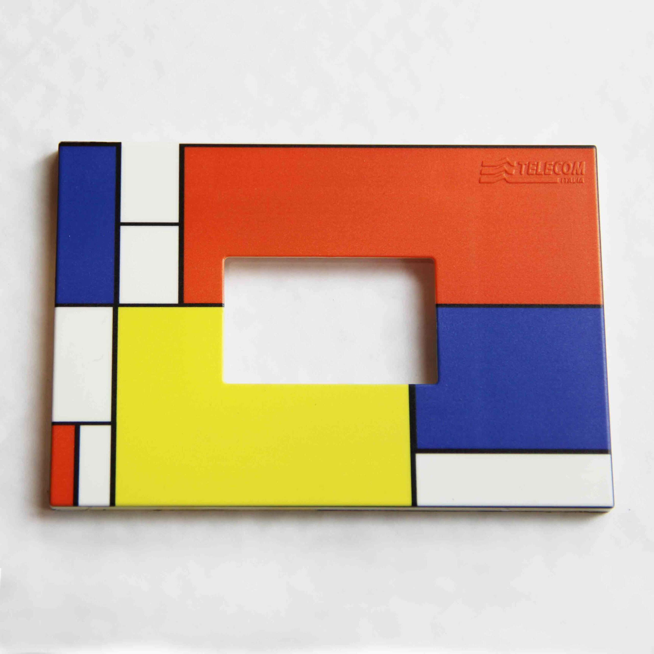 Placca interruttori mondrian